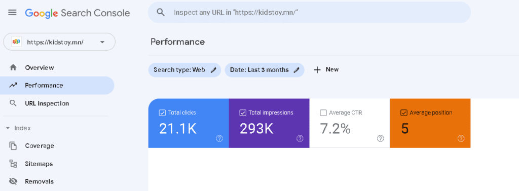 google SEO result